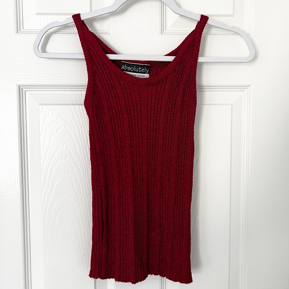 Vintage Red Tank Top